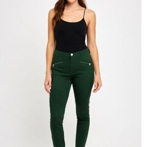 Tinsel Green Skinny Pants